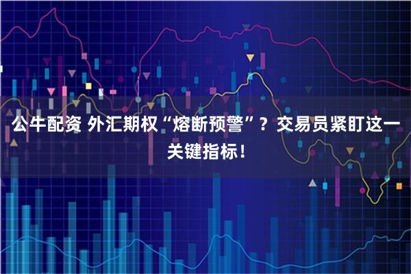公牛配资 外汇期权“熔断预警”？交易员紧盯这一关键指标！
